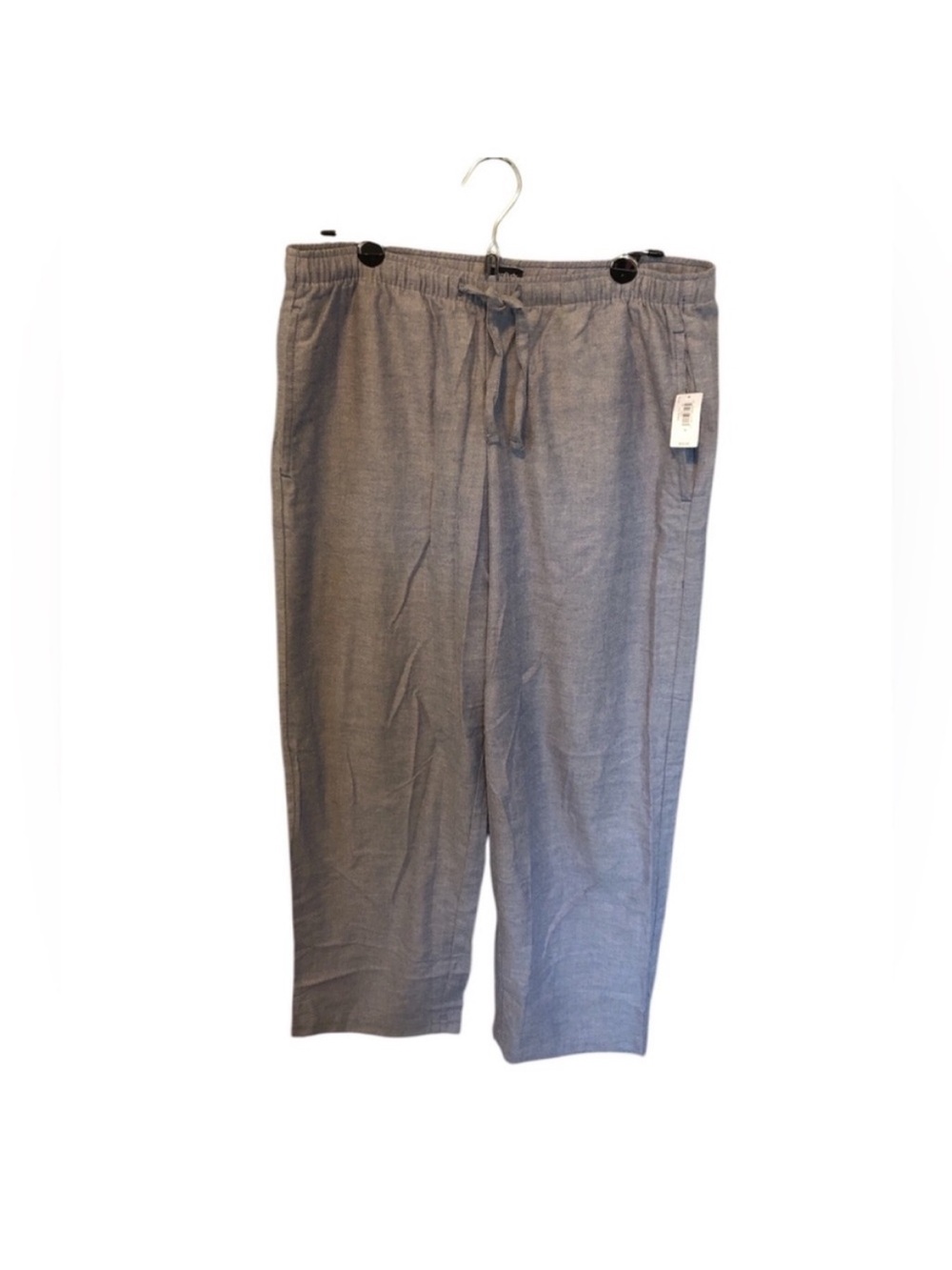 GapBody Blue Flannel Wide Leg Pajama Pants NWT Size Medium